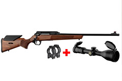 Monza bois�<br/>Cal. 30-06�<br/>�Lunette + colliers