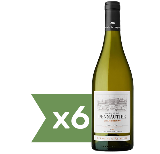 IGP Pays d'Oc<br/>Vin blanc x 6