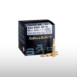 Munitions ray�es Cal. 222 Rem