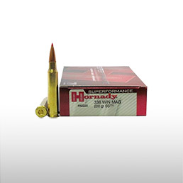 Munitions<br/>cal. 338 Win Mag