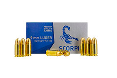 Scorpio - FMJ<br/>Cal. 9x19mm Para<br/>x 1000