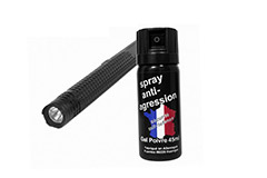 Matraque shocker<br/>+ A�rosol poivre 45ml