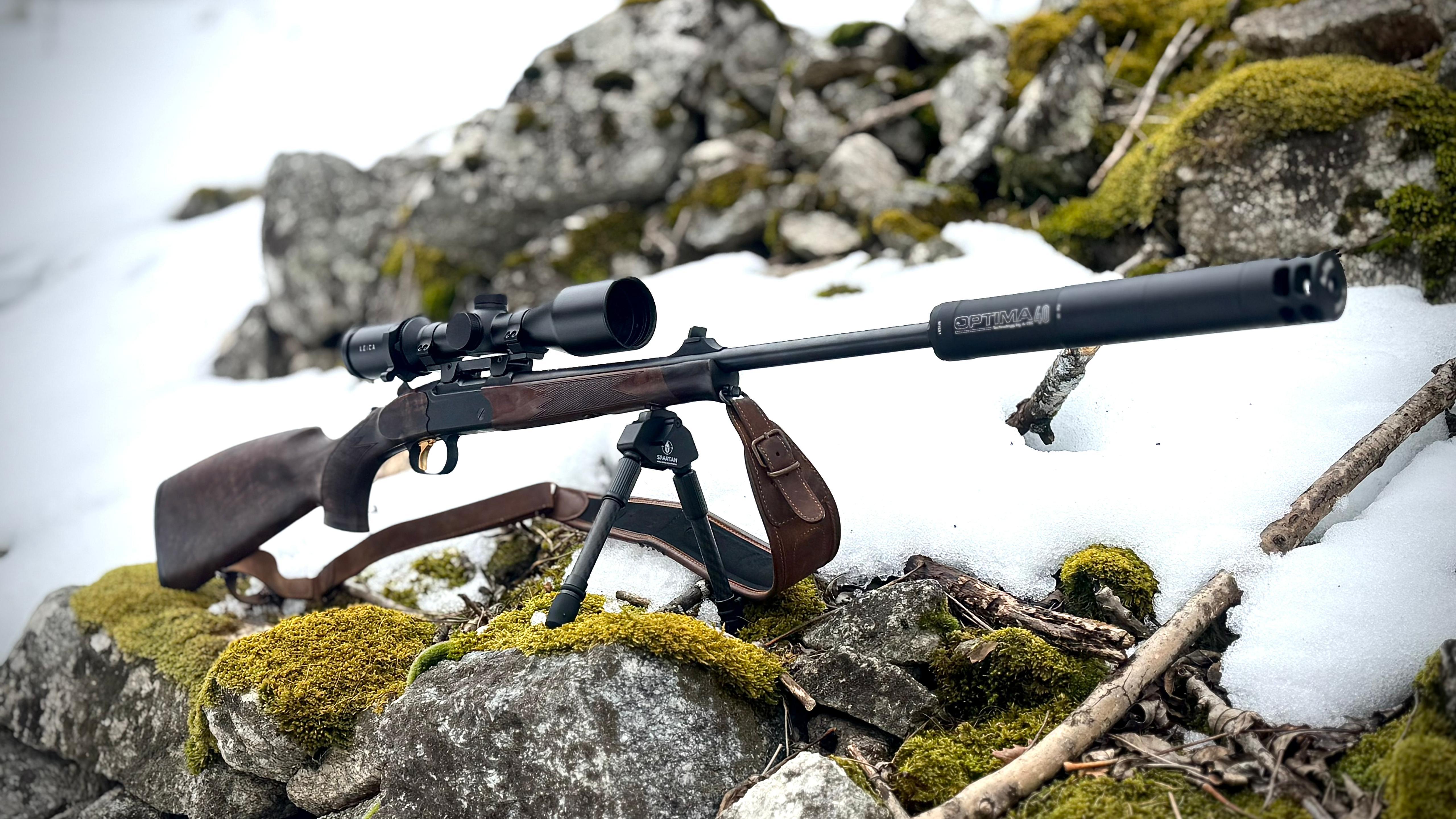 L'Optima 40 mont� sur une Kipplauf Merkel K5