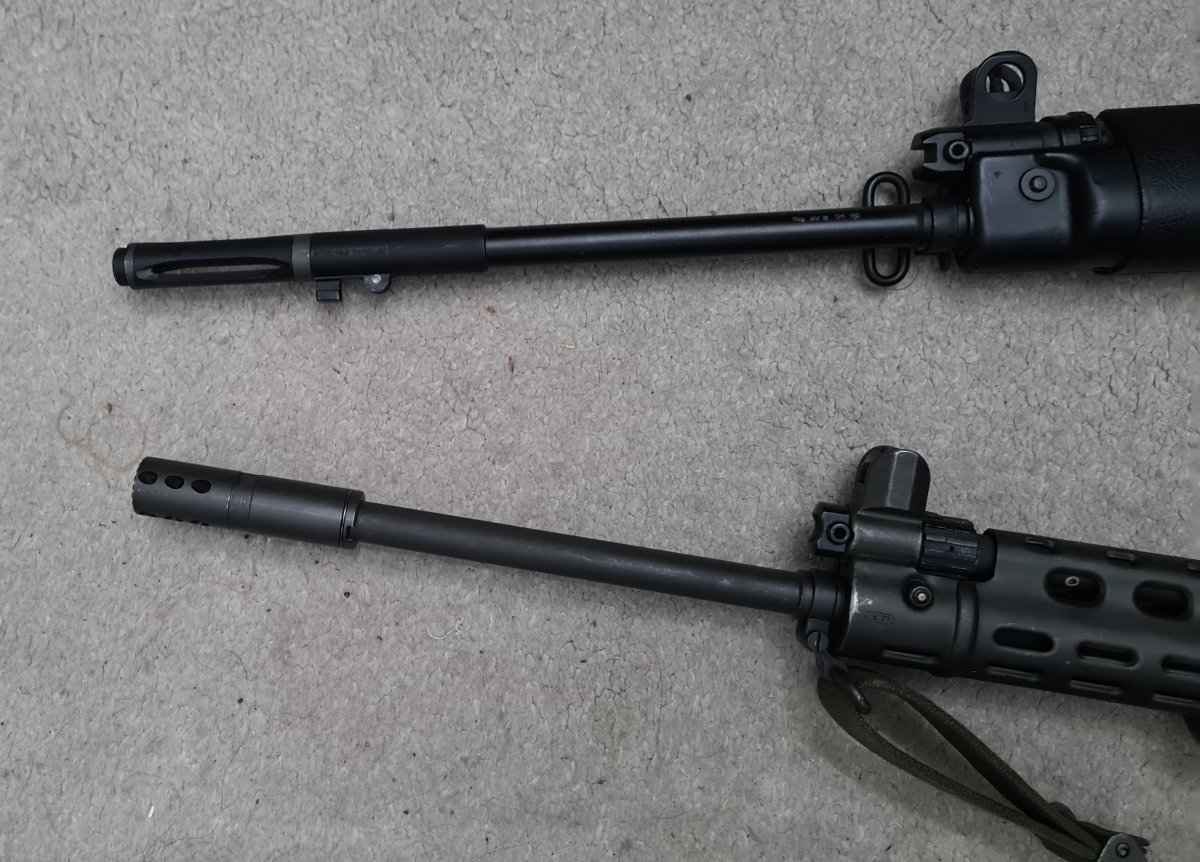 Le cache flamme du L1A1