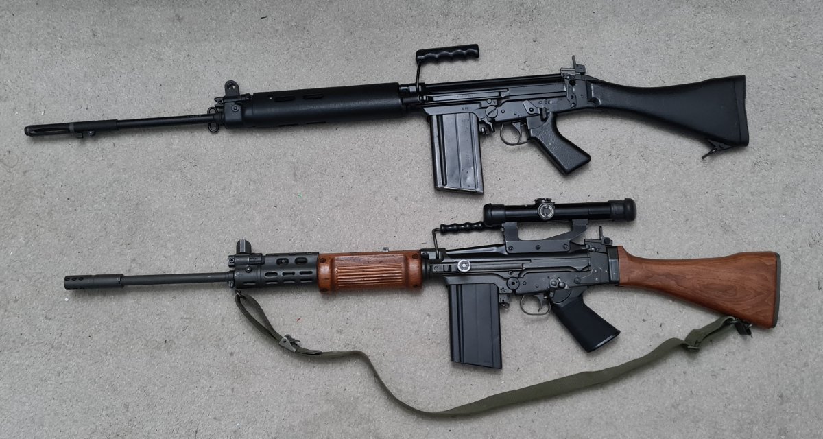 FAL L1A1 anglais et Romat isra�lien.
