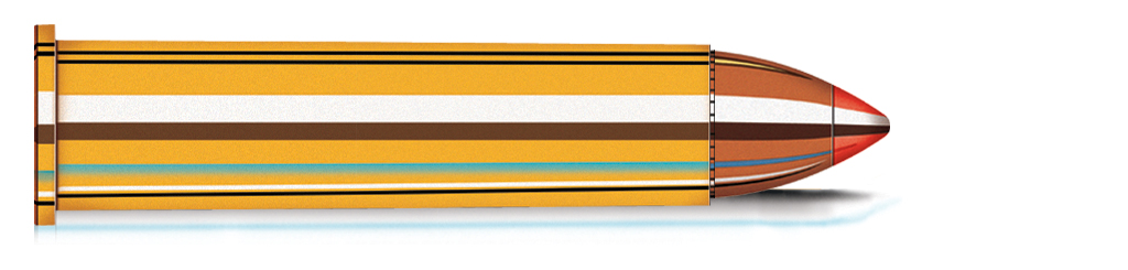 Cartouche Hornady Lever Evolution .45-70 Govt avec la balle FlexTip de 325 grs.