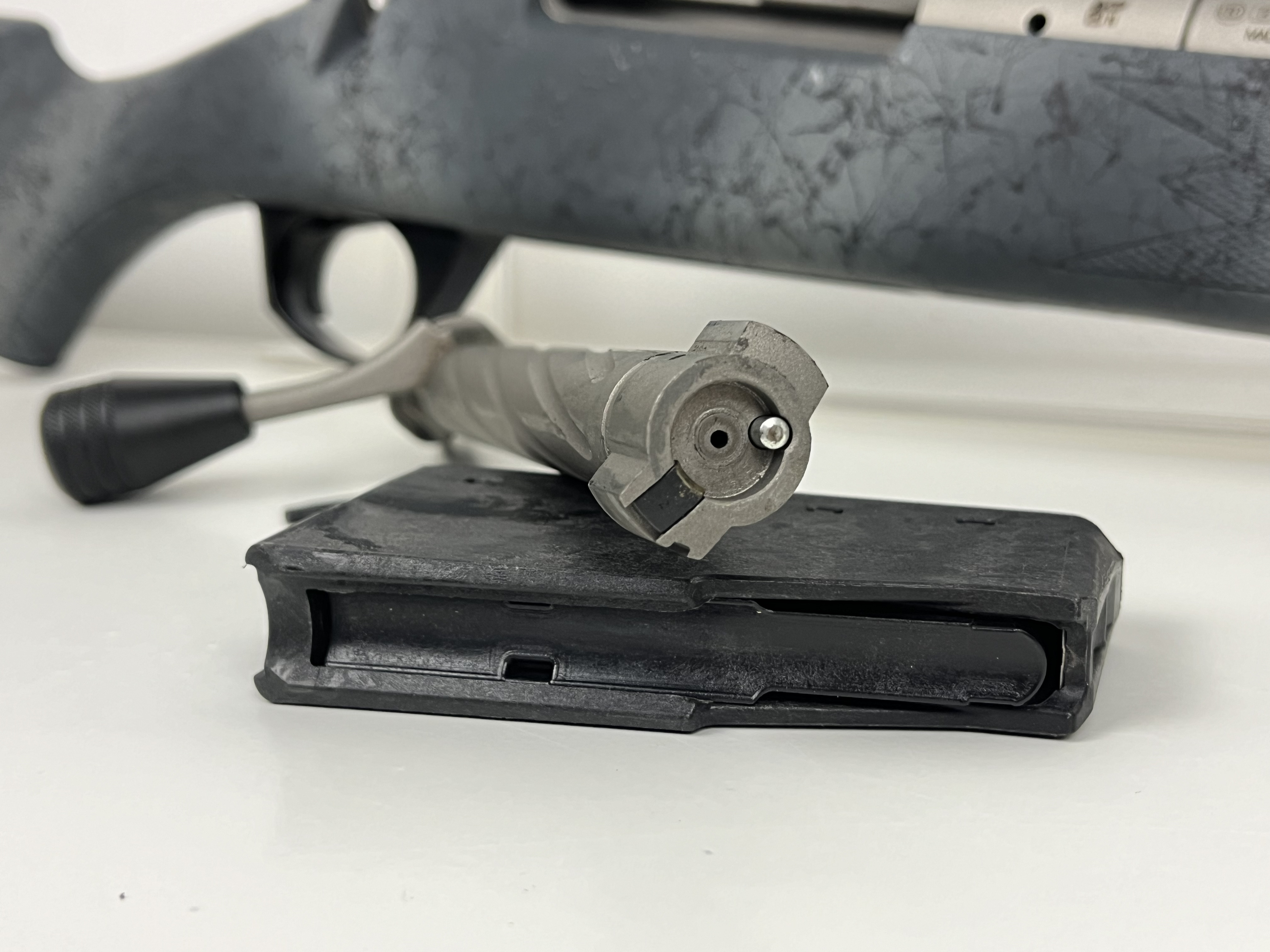 : L'action Bergara B14 avec ses deux tenons de verrouillage, inspir�e du style Remington 700.