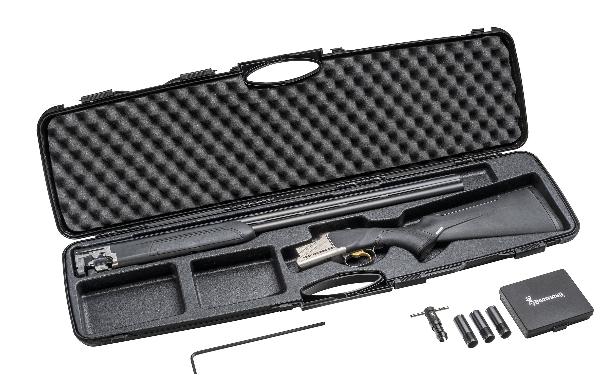 le Browning 525 Composite en calibre 12/76 et canon de 76 cm.