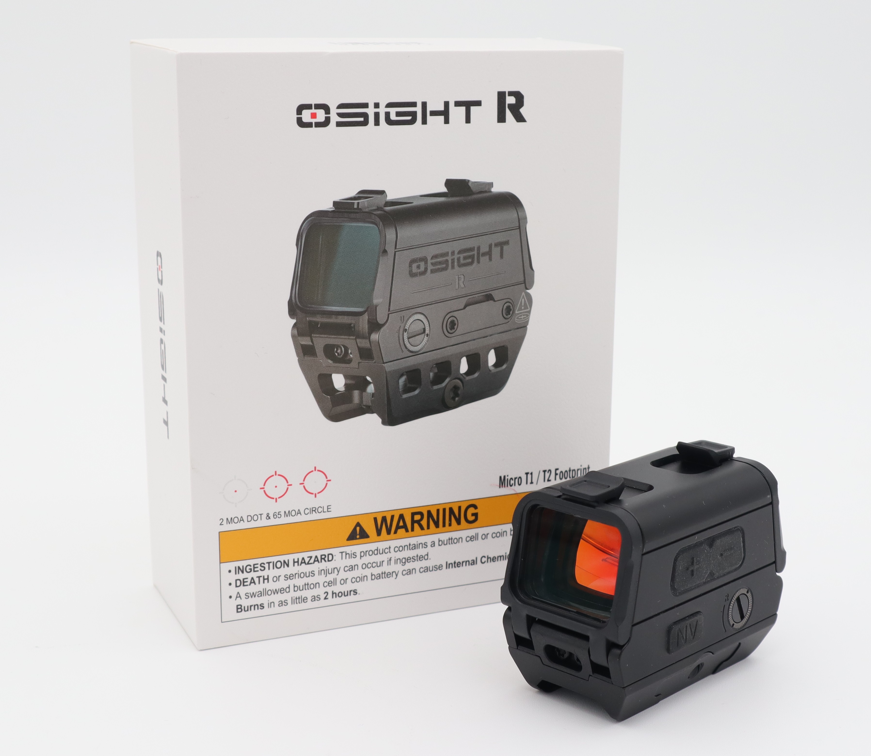 Photo 1 : L'Osight R est un point rouge assez imposant, mais l�ger.