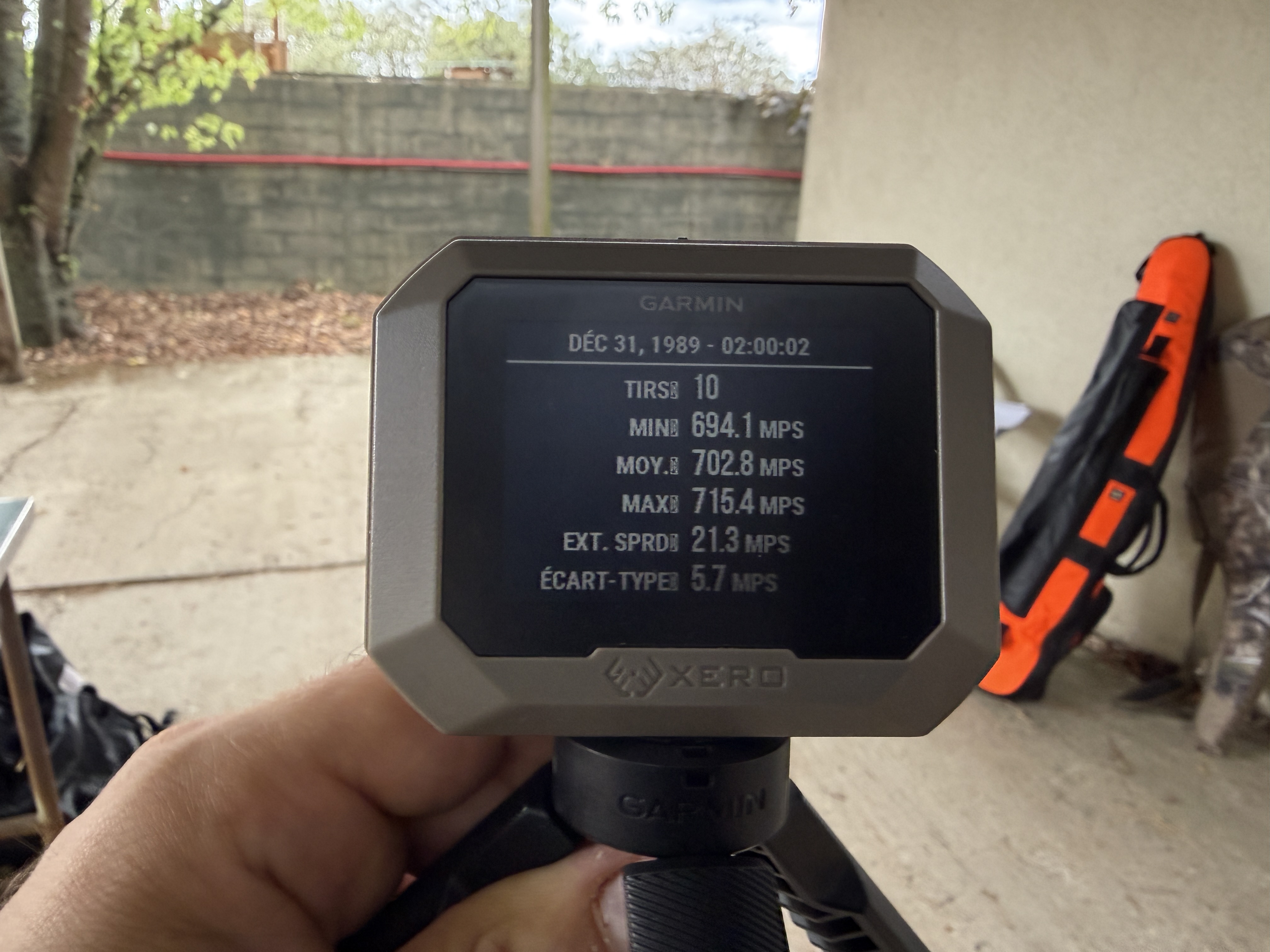 Sur 10 tirs, une moyenne de 702,8 m/s et un �cart-type de seulement 5,7 m/s, une r�gularit� de premier ordre pour une munition de s�rie.