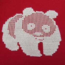Panda napperon d&eacute;coration textile , Linge de table. (1)