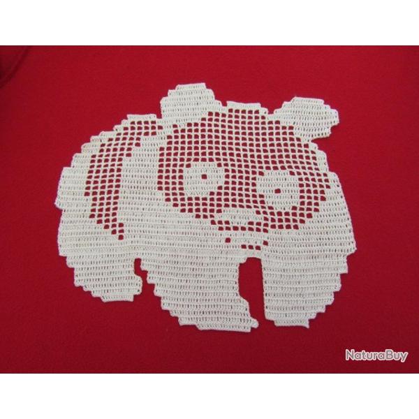 Panda napperon d�coration textile , Linge de table. (1)