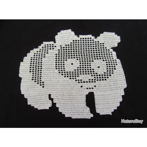 Panda napperon d�coration textile , Linge de table. (1)