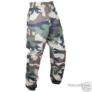 Pantalon Treillis F2 Armée Française - Neuf, Taille 48 (96L), Camouflage Centre Europe