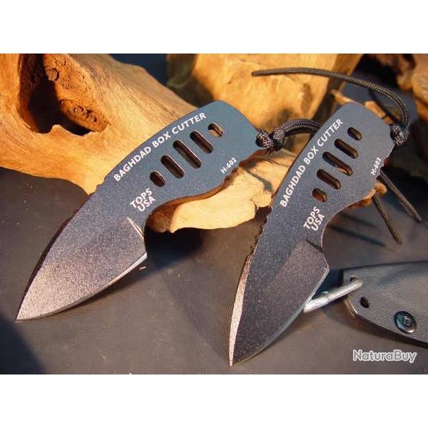 COUTEAU TACTICAL TPBBC01 - Tops Baghdad Box Cutter TOPS KNIVES