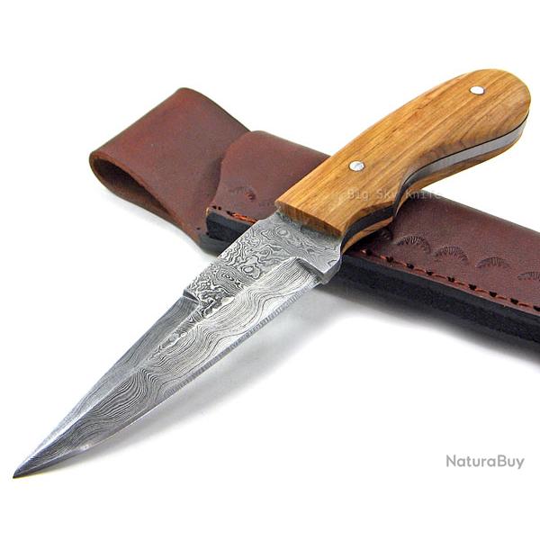 Couteau DAMAS MANCHE OLIVIER DM1012