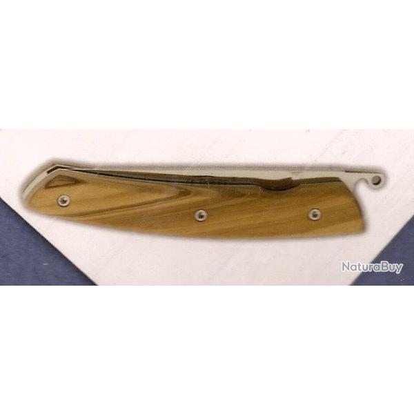 Liner lock le THIERS Olivier grav� Pr�nom Couteau d'Artisan
