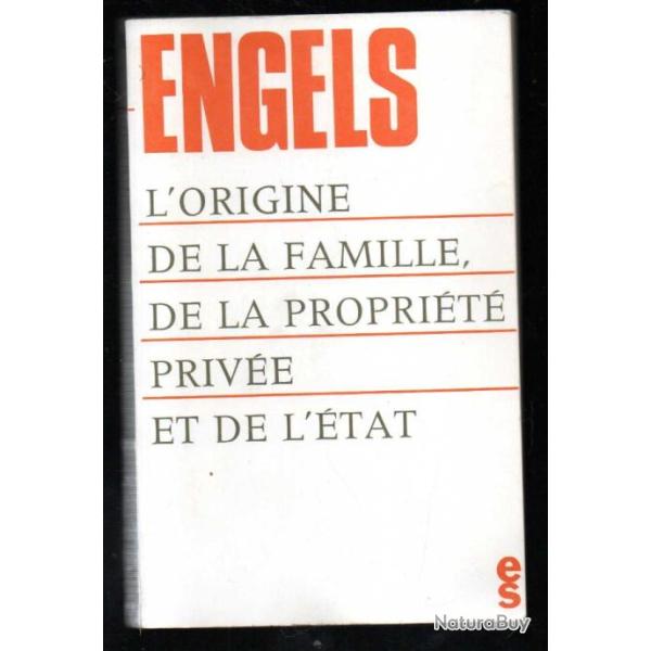 l'origine de la famille, de la propriete priv�e et de l �tat - sur l histoire des anciens germains