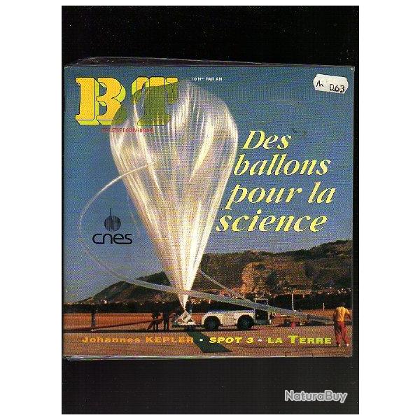 des ballons pour la science. ballons m�t�o