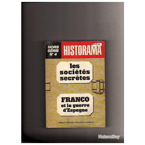 les soci�t�s secr�tes + Franco et la guerre d'Espagne.