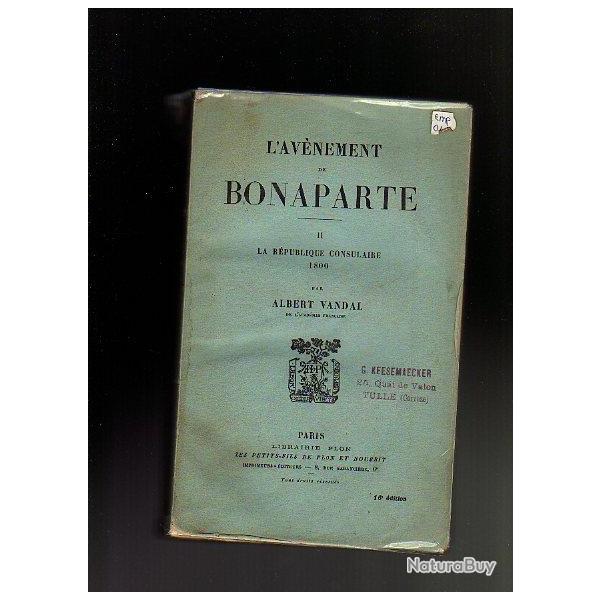 l'av�nement de bonaparte. II .La r�publique consulaire 1800 , premier empire