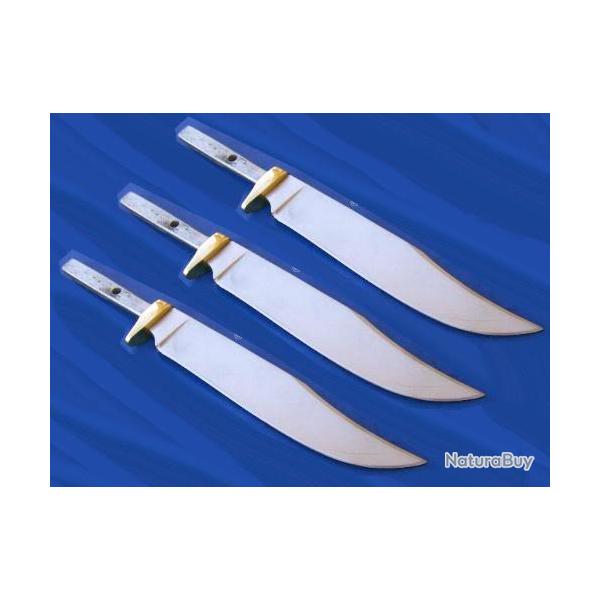 3 LAMES DE COUTEAU A CUSTOMISER - FIXE - BL005