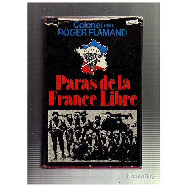 france libre. paras de la france libre roger flamand