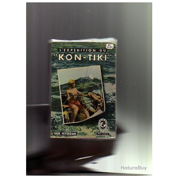 rare pochette photos souvenirs kon-tiki + livre poche l'exp�dition du kon-tiki. thor heyerdahl.