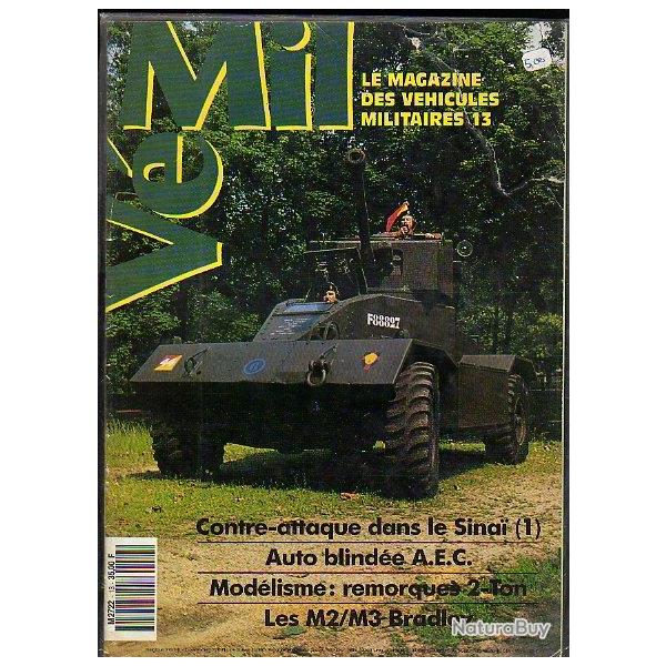 v�mil. le magazine des v�hicules militaires n� 13. bradley m2-m3, auto blind�e aec, yom kippour part
