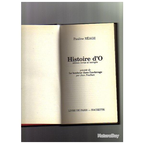 Histoire d'o. pauline rage ,rotica