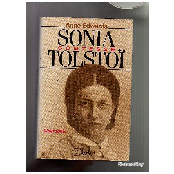 Sonia comtesse tolstoi. russie tsariste r�volution d'octobre
