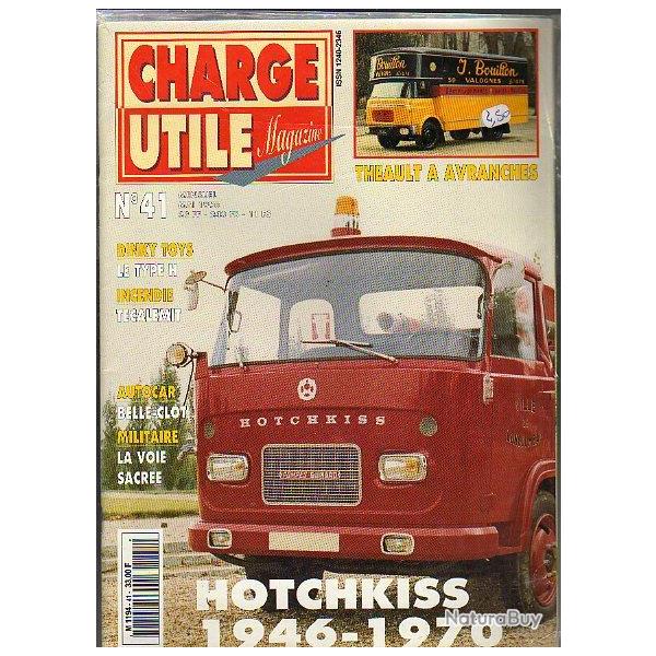 charge utile 41 , �puis� �diteur . international, hotchkiss , delahaye , hy dinky, guerre de 1914
