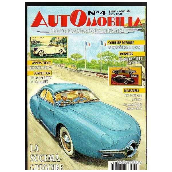 automobilia n� 4 �puis�, indisponible �diteur matford v8, citroen ami6 break, socema-gr�goire