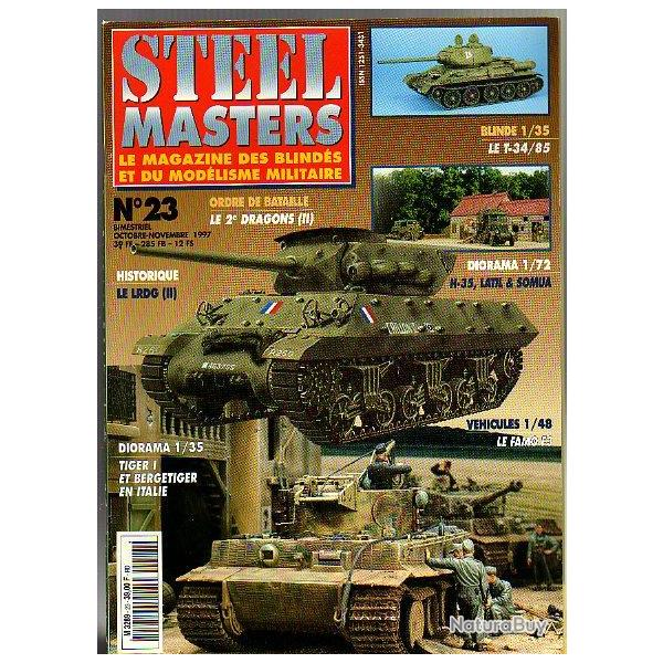 steelmasters 23 �puis� �diteur , h-35 latil somua, , le lrdg 3, char t-34/85, famo sdkfz 9 , 2e drag