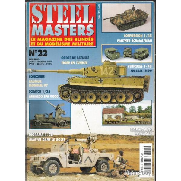 steelmasters 22 �puis� �diteur ,  weasel m29, humvee dans le golfe, tiger en tunisie , range d�sert