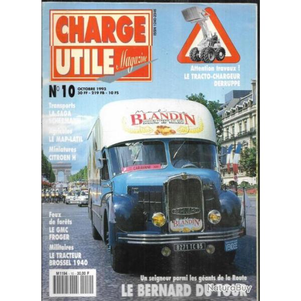 charge utile 10 �puis� �diteur , camions bernard 1945-1952, tracteurs map, gmc froger incendie