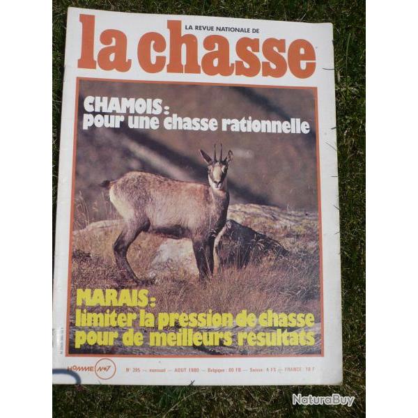 Revue nationale de la chasse n�395 - ao�t 1980