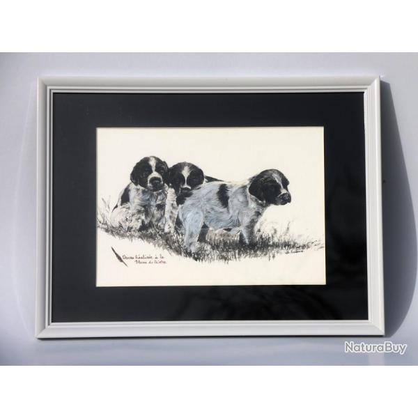 DESSIN � la PLUME DU PEINTRE : OEUVRE ORIGINALE : Portraits