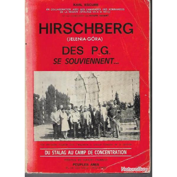 hirschberg des pg se souviennent , stalags VIII A & VIII C, de karl escure