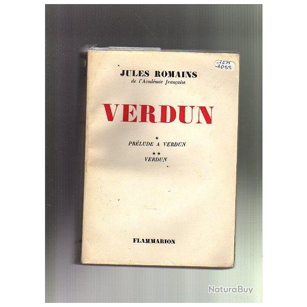 verdun. jules romains pr�lude � verdun et verdun 2 en 1 guerre 1914-1918.