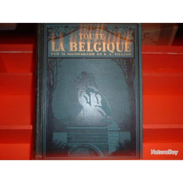 gros livre d'histoire rare la belgique jolie gravure ancienne  tr�s rare  livre de valeur