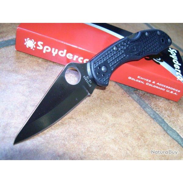 Couteau SPYDERCO SC11PBK DELICA 4 VG10 SEKI JAPAN