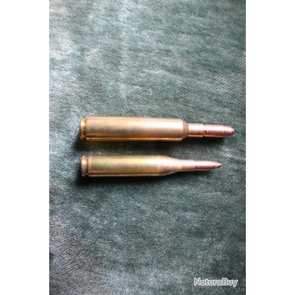 Lot de 2 cartouches VOM HOFE : 7x66+ 5,6x61 se vh