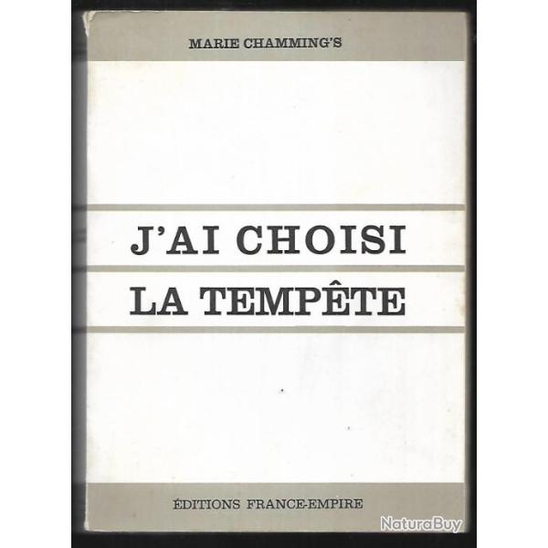 j'ai choisi la temp�te de marie chamming's , r�sistance bretagne