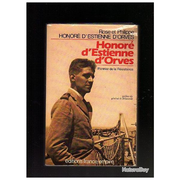 honor� d'estienne d'orves . pionnier de la r�sistance . assez rare