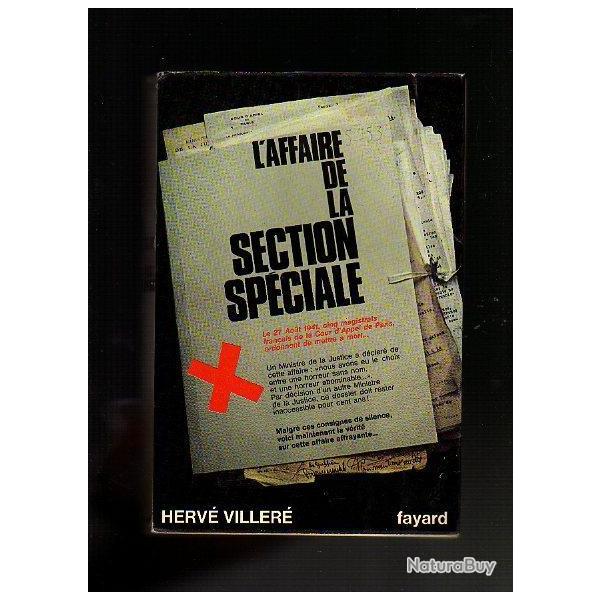 l'affaire de la section sp�ciale d'herv� viller�