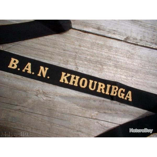 RUBAN BACHI MARINE :   BASE AERONAVALE KHOURIGBA