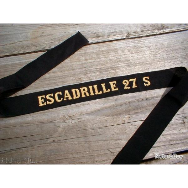 RUBAN BACHI MARINE :   ESCADRILLE 27.S