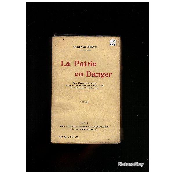 la patrie en danger . gustave herv� . guerre 1914-1918.