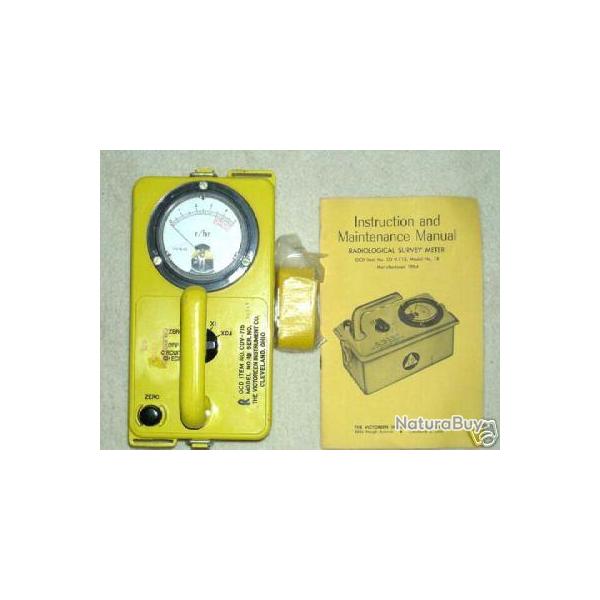 COMPTEUR GEIGER NEUF ET FONCTIONNEL GUERRE FROIDE !!